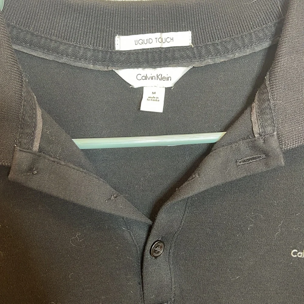 Black Calvin Klein Polo Size M - Picture 3 of 4